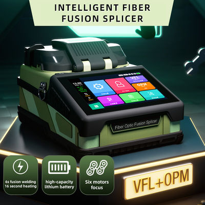 FONGKO Six Motors コア to コア トランク光ファイバー融着接続機