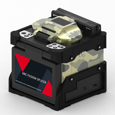 FONGKO Fiber Fusion Splicing Machine 6 Motor Optical Fiber Fusion Splicer Fiber Optic Equipment