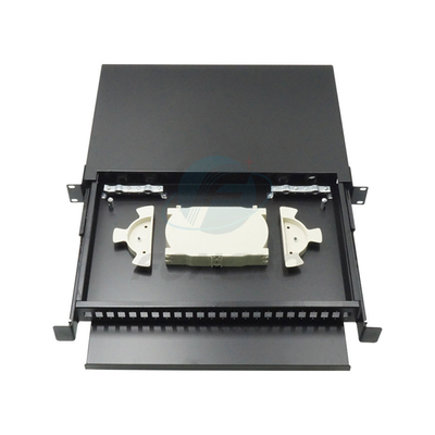 1U ODF 24は視覚繊維カセット モジュールの取り出すSC APC SXのアダプターが付いている皿を芯を取る