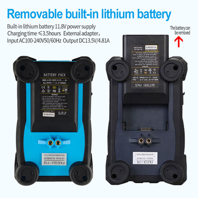ブルーファイバー光学融合スプリッサー 4800mAh バッテリー 中国語/英語 2言語 溶接スプリッシングマシン