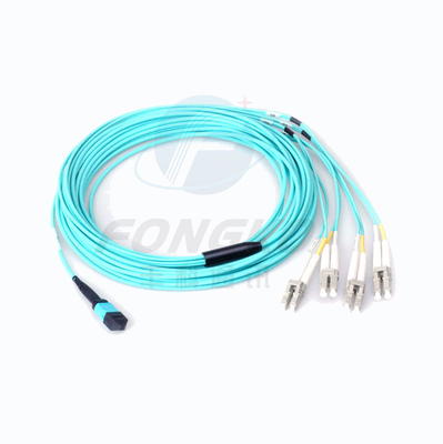 MPO MTP FTTH 光ファイバーパッチコード マルチモード 男性 女性 LC-MPO 12コア