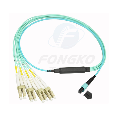 MPO MTP FTTH 光ファイバーパッチコード マルチモード 男性 女性 LC-MPO 12コア