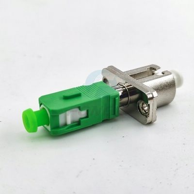 シンプレックス シムグレモード 光ファイバー アダプター LC APC - SC APC FTTH 男性 アダプター 光金属 カップラー