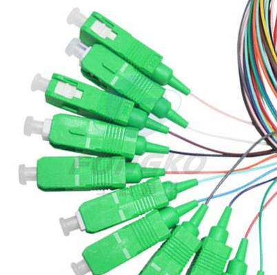 12F FTTH 光ファイバーピグテイルズ SC APC UPC SM G.657A1 光ファイバーケーブル