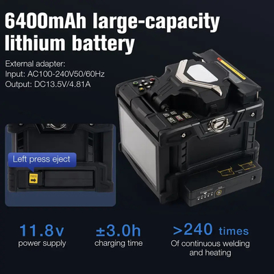 6 モーター FKEQU-161 光ファイバー・フュージョン・スプライサー 6S FTTH スプライシング・マシン
