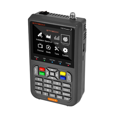 RoHS認証 GTmedia DVB-S2 衛星探知器 ハンドヘルド 6 モーター フリーサット v8 信号追跡器