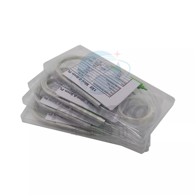 1*8 SC APC 光ファイバー PLC スプリッタ 1:8 スチールチューブ FTTH ミニ光ファイバー PLC スプリッタ