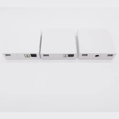 2コアSCアダプターとピグテイルを持つABS顔プレート光ファイバー終結箱