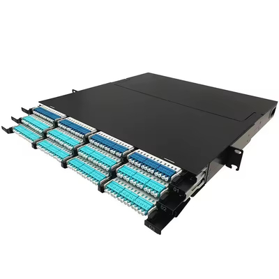 1U 144Core シンプル オプティカルファイバー配送ボックス ラックマウント構造のパッチパネル