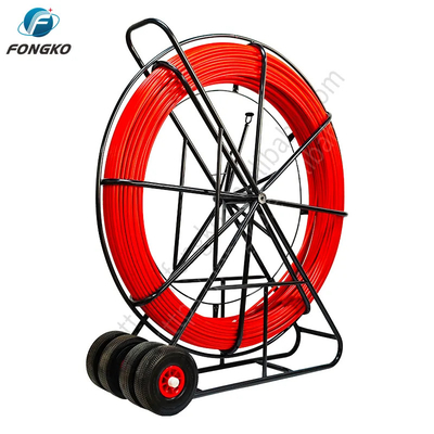 FTTHファイバーグラスダクトローダー 300m 長さ4.5~18MM 光ファイバーケーブル 引くダクトローダー