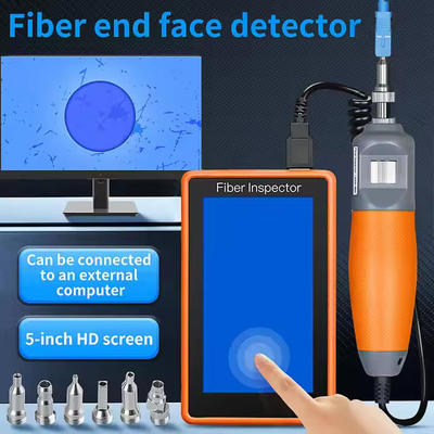 5インチHDタッチスクリーンモニター 検査 光ファイバー探査 光浄化ツール ファイバー端顔検出器