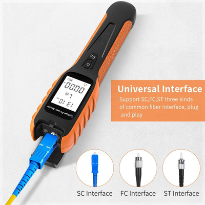 FONGKO 5G OPM G11 Rechargeable Optical Power Meter New Fiber Optic Device FC Connector Measurement Range -70~+10dbm