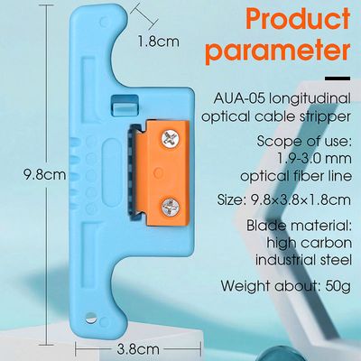 AUA-05 1.9-3.0mm FTTH光ファイバー用ルースストリッパー ミッドスパンチャネルツール