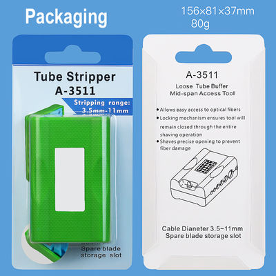 A-3511 光ファイバーケーブルストリッパー 3.5-11mm FTTHドロップケーブル 光ケーブルストリッパー 長さケーブルカットケーブルストリッパー