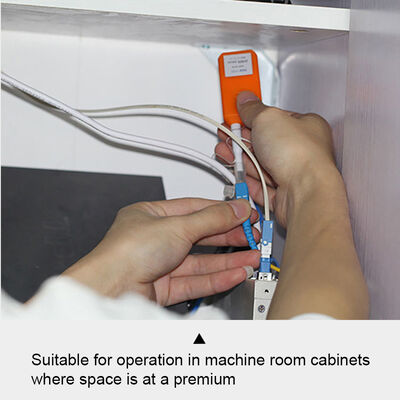 光ファイバークリーニングペン FKEQU-446 CLEP-125-M LC/MU 1.25mm 800+ クリーン MINIタイプ オレンジ色 光ファイバーコネクタ クリーナー