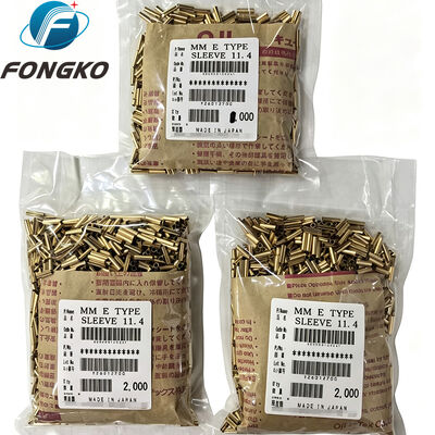 FONGKO Country of Origin Japan SC/FC Fiber Optic Adapter Copper Sleeve MM E TYPE SLEEVE 11.4 Brass Hollow Tube