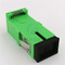 自動シャッターSC/APC緑の貝の単信アダプターSM SCの繊維光学のアダプター