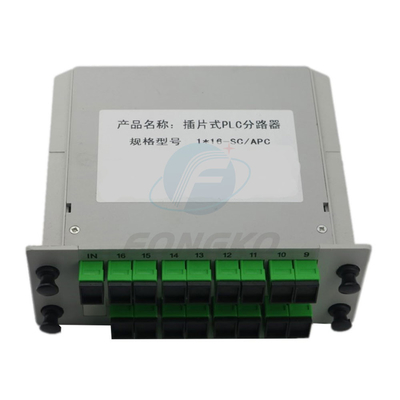 オプティック・スプリッター ミニタイプ Plc Sc Apc スプリッター 1X16 ファイバー・オプティカル・インセット