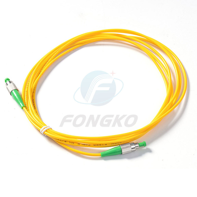 Fcの単一モードの光ファイバケーブルの繊維光学Patchcord Fc/apcへの3.0mm 3mmの単信Fc