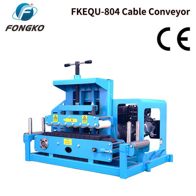 FONGKO FKEQU-804 電線引引機 4~20m/min ガソリン発電機 1-18cmケーブルコンベヤー