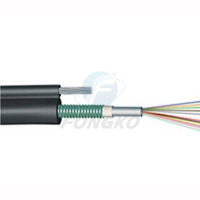 FONGKO Ftth Fttxのローカルエリア・ネットワークのための屋外の光ファイバケーブルGyxtc8S