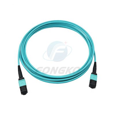 専門の製造業者1メートル12の中心の繊維光学Patchcord OM3-300女性MPOの繊維光学のpatchcord